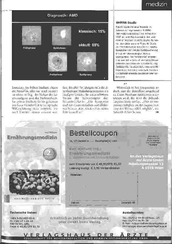Vorschauseite 2: Altersbezogene Makuladegeneration - Heilung möglich