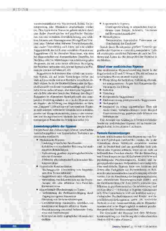 Vorschauseite 2: Wirksamkeit, Sicherheit und Anwendungsmöglichkeiten medizinischer Hypnose