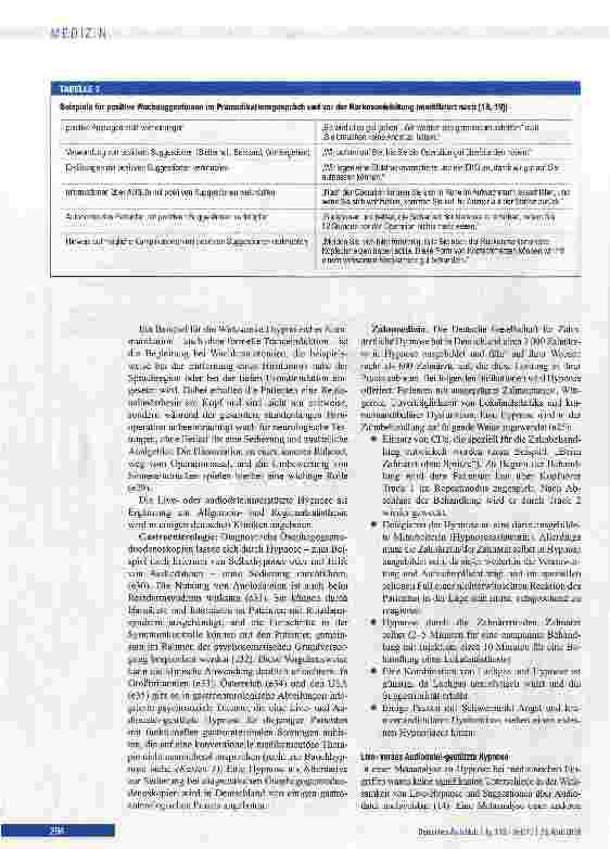 Vorschauseite 6: Wirksamkeit, Sicherheit und Anwendungsmöglichkeiten medizinischer Hypnose
