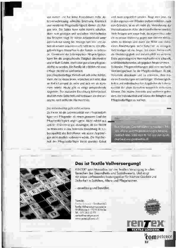 Vorschauseite 2: Im Pflegefall: Spitex oder Heimeintritt?