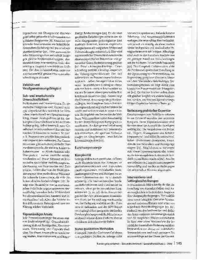 Vorschauseite 5: Evidenzbasierte Prävention und GesundheitsförderungProbleme und Lösungsansätze zur kontinuierlichen Qualitätsverbesserung der Versorgung