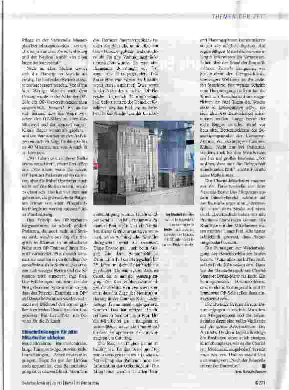 Vorschauseite 3: Eine logistische Herausforderung
