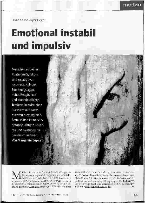 Vorschauseite 1: Emotional instabil und impulsiv