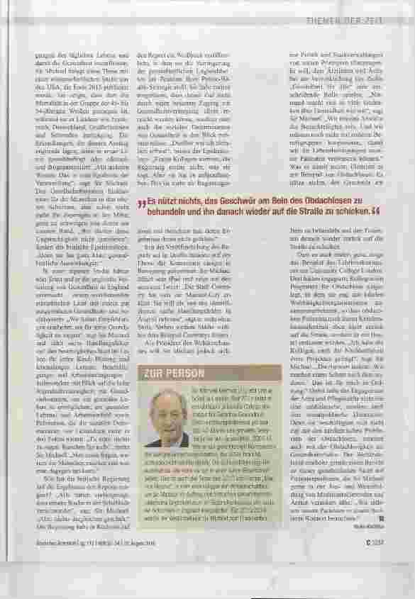 Vorschauseite 2: Ärzte sind die Anwälte der Armen