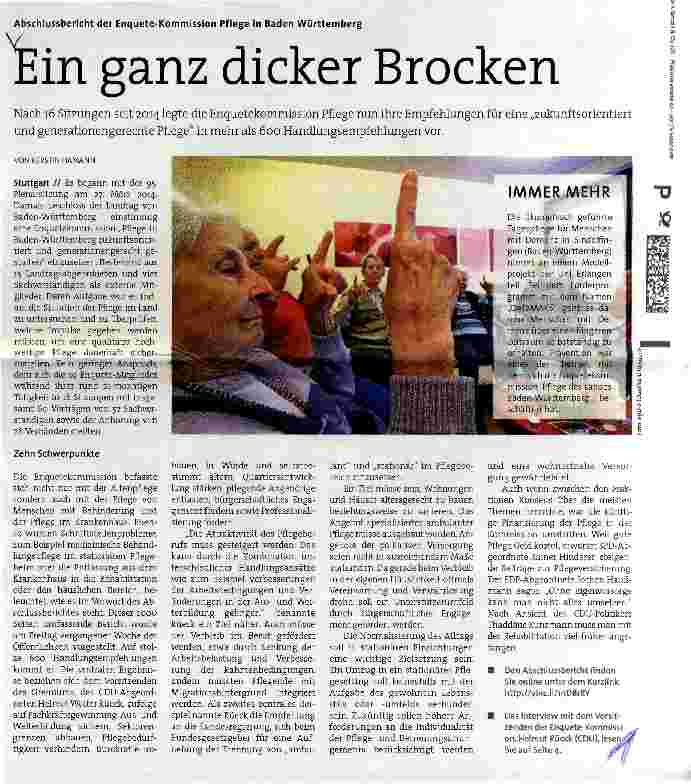 Vorschauseite 1: Ein ganz dicker Brocken