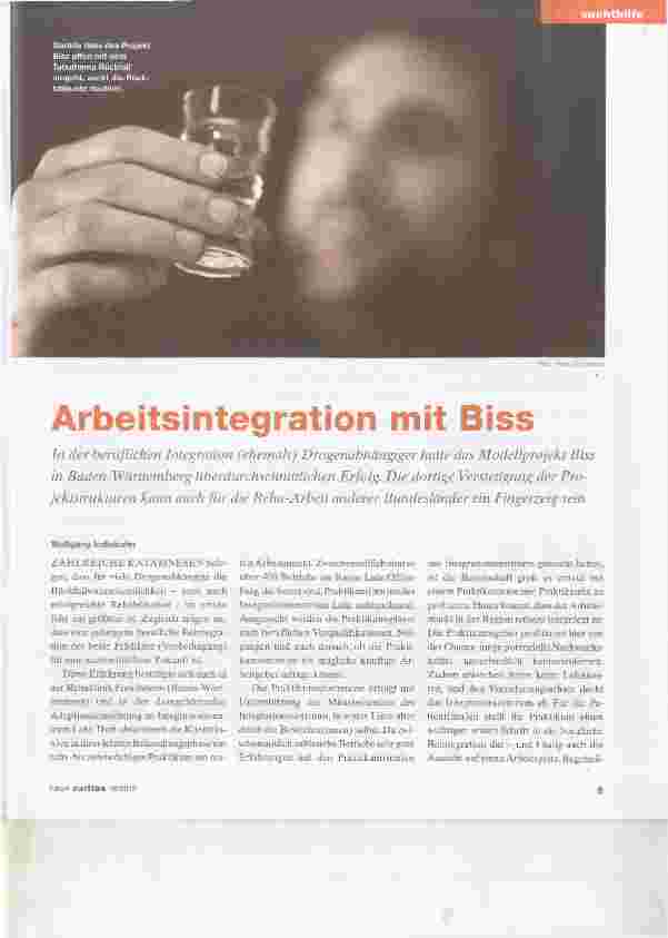 Vorschauseite 1: Arbeitsintegration mit Biss