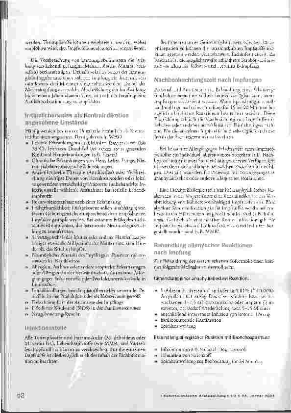 Vorschauseite 6: Impfplan 2006