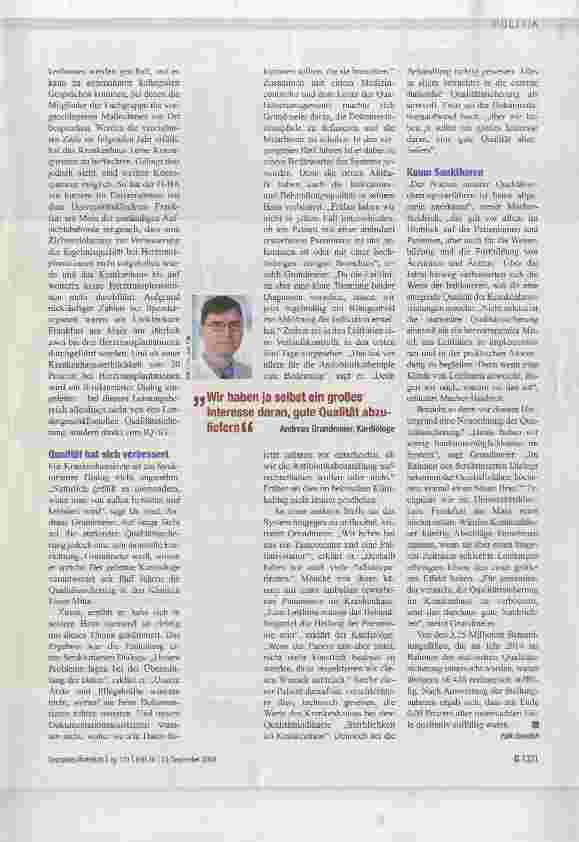 Vorschauseite 2: Hoher Aufwand, verbesserte Qualität