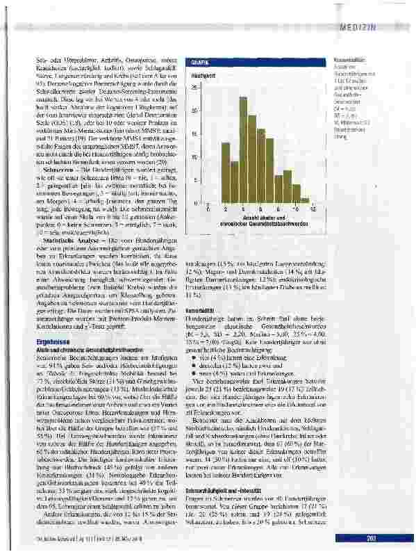 Vorschauseite 5: Gesundheit und Krankheit im Alter von 100 Jahren