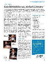 Vorschauseite 1: Kein Mitleidsbonus, einfach Literatur.