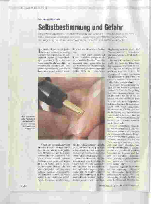 Vorschauseite 1: Selbstbestimmung und Gefahr