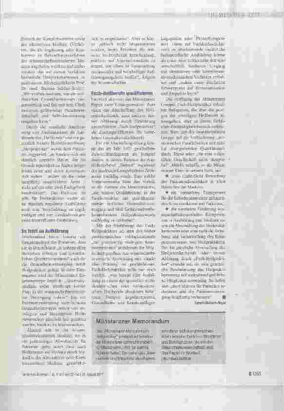 Vorschauseite 2: Selbstbestimmung und Gefahr