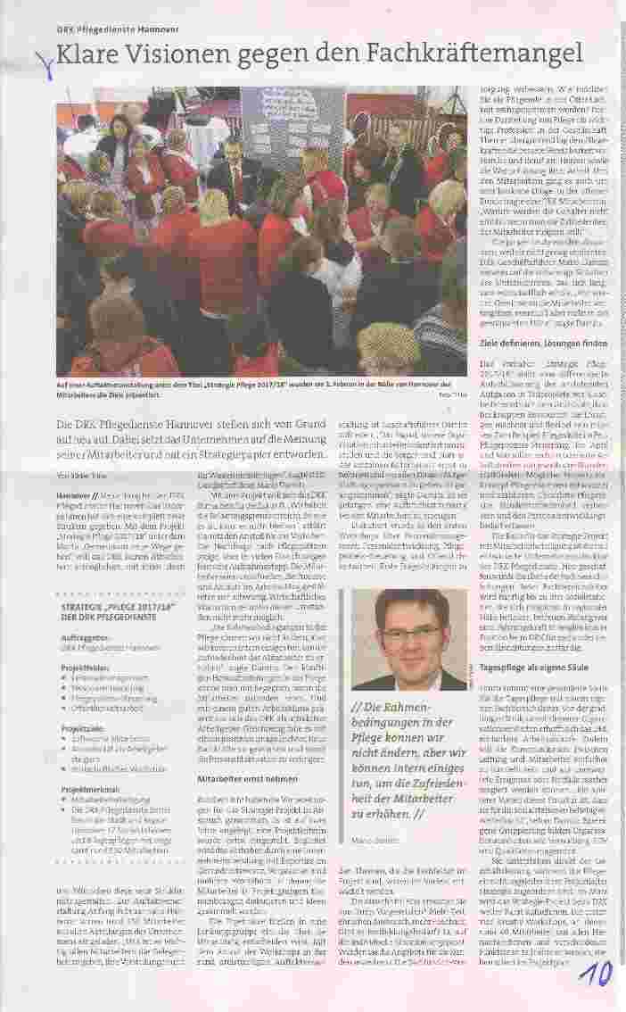 Vorschauseite 1: Klare Visionen gegen den Fachkräftemangel