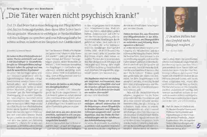 Vorschauseite 1: Die Täter waren nicht psychisch krank!