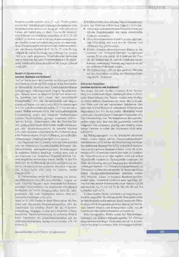 Vorschauseite 5: Gesundheitliche Auswirkungen einer Aluminiumexposition