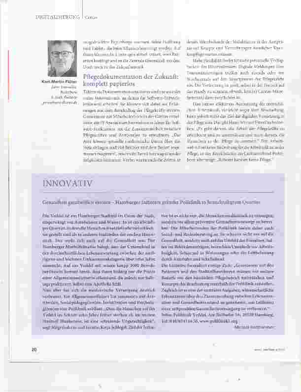 Vorschauseite 3: Digital-Potenzial für Pflege und mehr