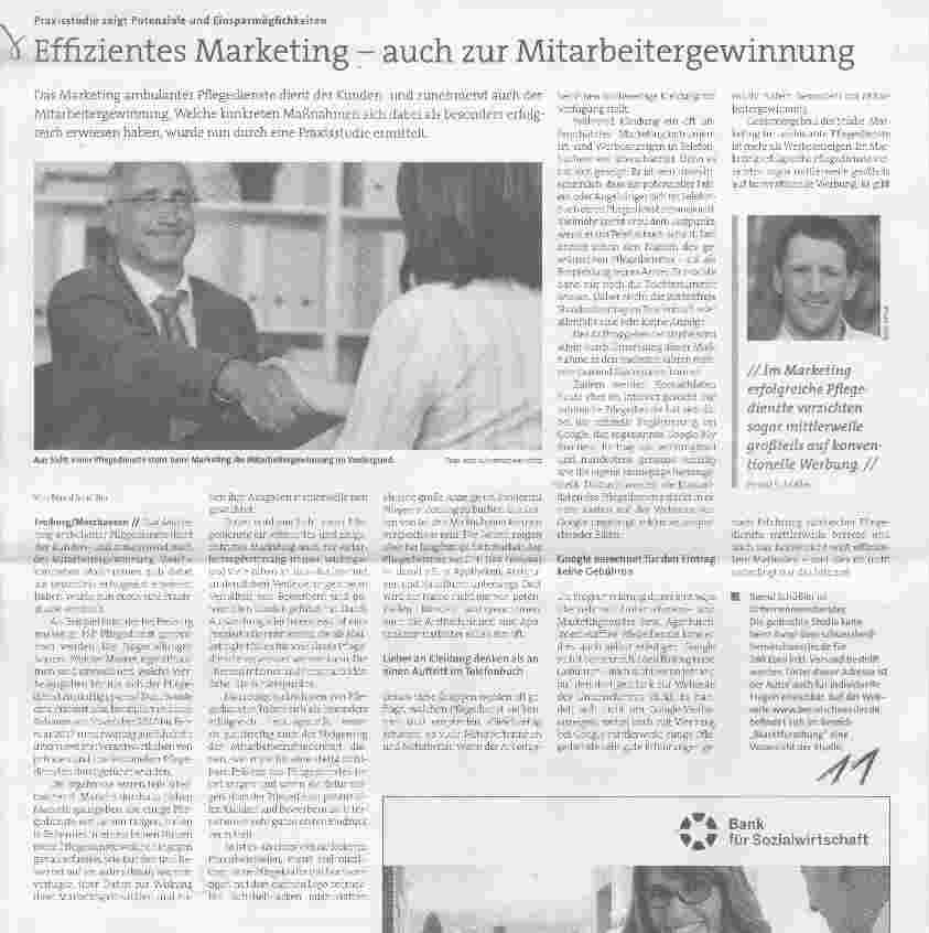 Vorschauseite 1: Effizientes Marketing auch zur Mitarbeitergewinnung