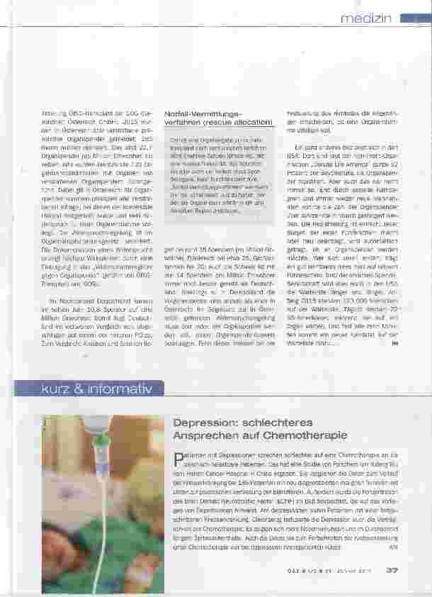 Vorschauseite 4: Mangelware Spenderorgan