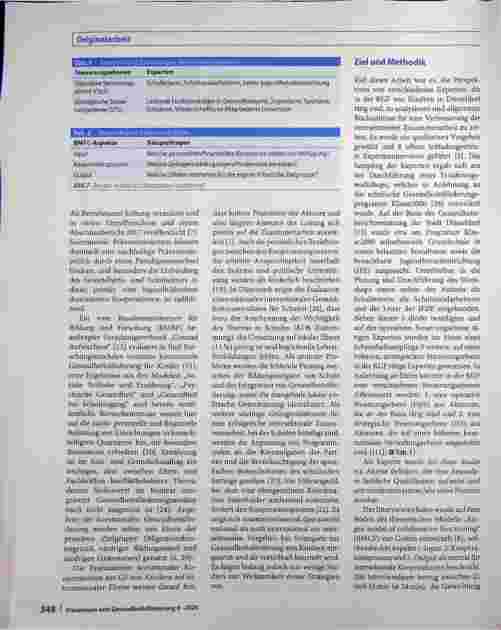 Vorschauseite 2: Intersektorale Kooperationen auf verschiedenen Steuerungsebenen in der kommunalen Gesundheitsförderung von Kindern. Eine qualitative Analyse von Expertenperspektiven.