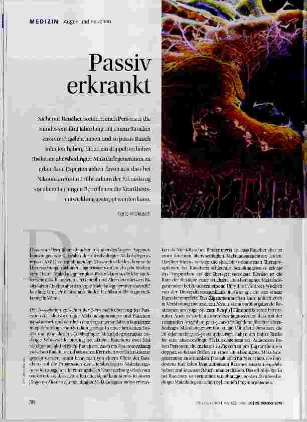 Vorschauseite 1: Passiv erkrankt