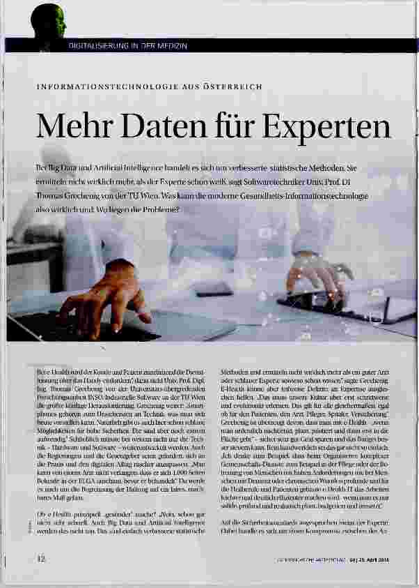 Vorschauseite 1: Mehr Daten für Experten