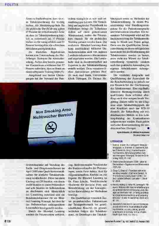 Vorschauseite 2: Arztlicher Rat wirkt motivierend