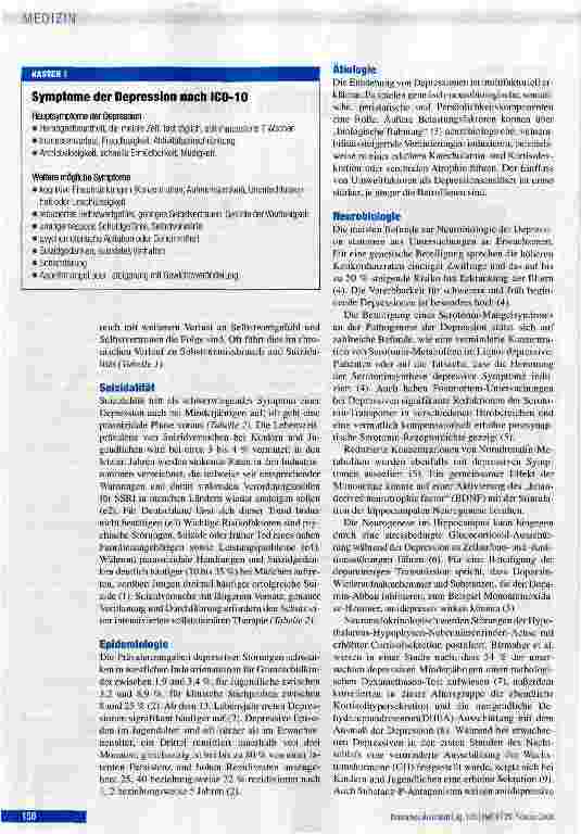 Vorschauseite 2: Depressive Störungen im Kindes-und Jugendalter