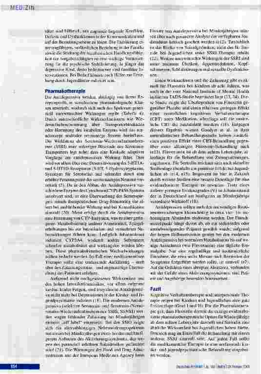 Vorschauseite 6: Depressive Störungen im Kindes-und Jugendalter