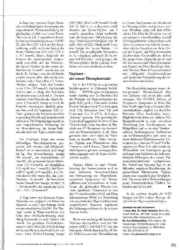Vorschauseite 6: Hyponatriämie