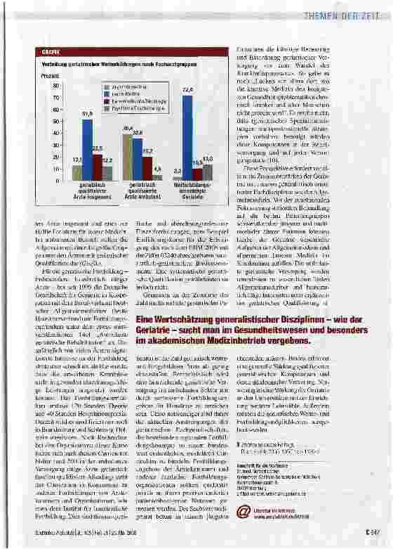 Vorschauseite 3: Erheblicher Nachholbedarf in der Weiterund Fortbildung