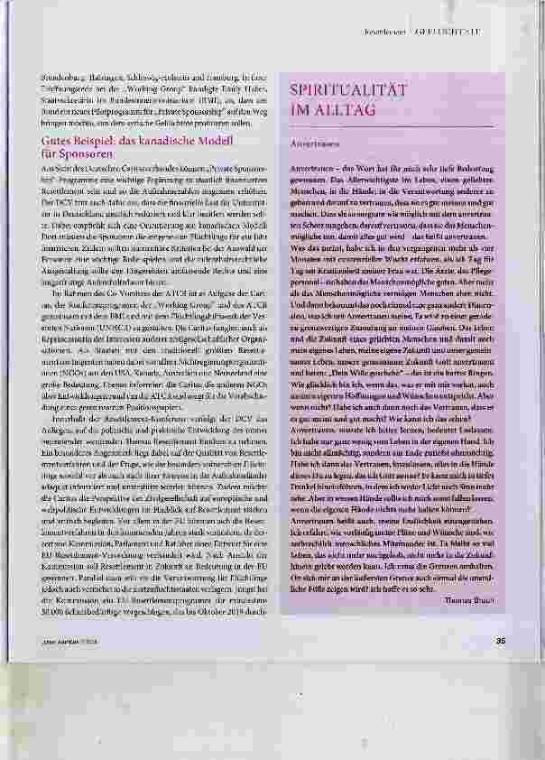 Vorschauseite 2: Ein Vorsitz in stürmischen Zeiten