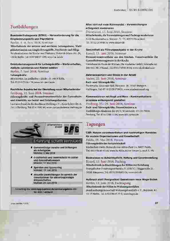 Vorschauseite 4: Ein Vorsitz in stürmischen Zeiten