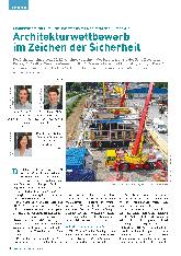Vorschauseite 1: Architekturwettbewerb im Zeichen der Sicherheit