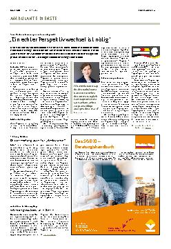 Vorschauseite 1: "Ein echter Perspektivwechsel ist nötig."