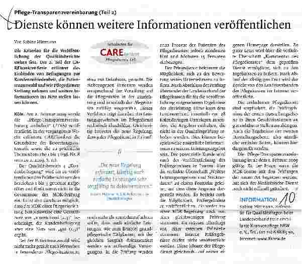 Vorschauseite 1: Dienste können weitere Informationen veröffentlichen