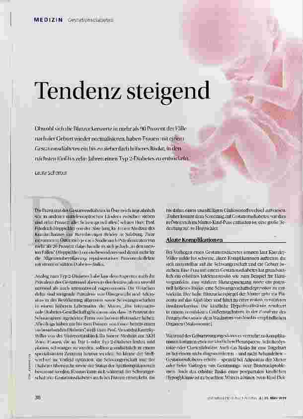 Vorschauseite 1: Tendenz steigend