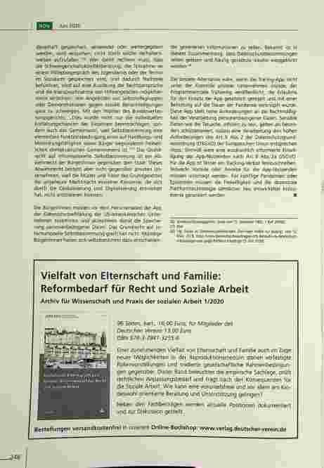 Vorschauseite 5: Corona-Apps und Datenschutz aus der Perspektive der Sozialen Arbeit.
