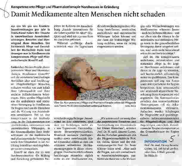 Vorschauseite 1: Damit Medikamente alten Menschen nicht schaden