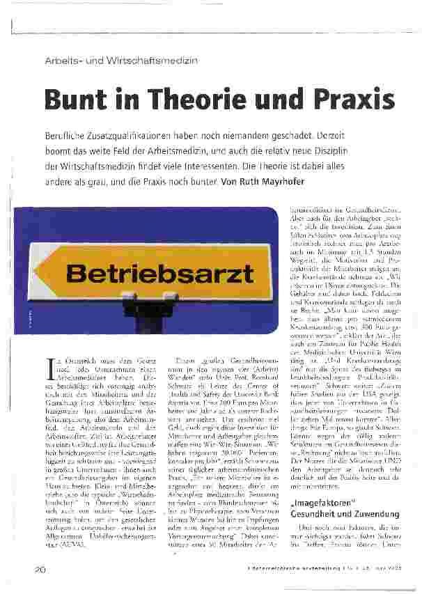 Vorschauseite 1: Bunt in Theorie und Praxis