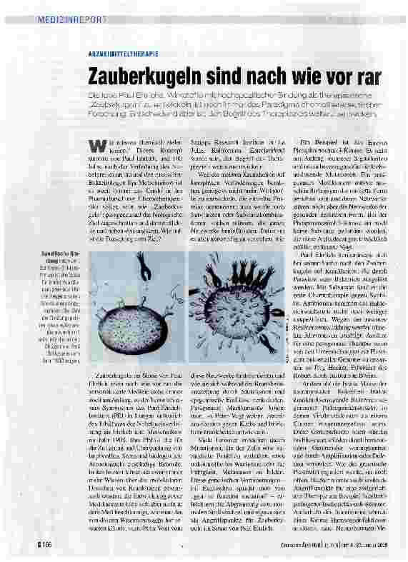 Vorschauseite 1: Zauberkugeln sind nach wie vor rar