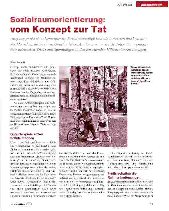 Vorschauseite 1: Sozialraumorientierung: vom Konzept zur Tat