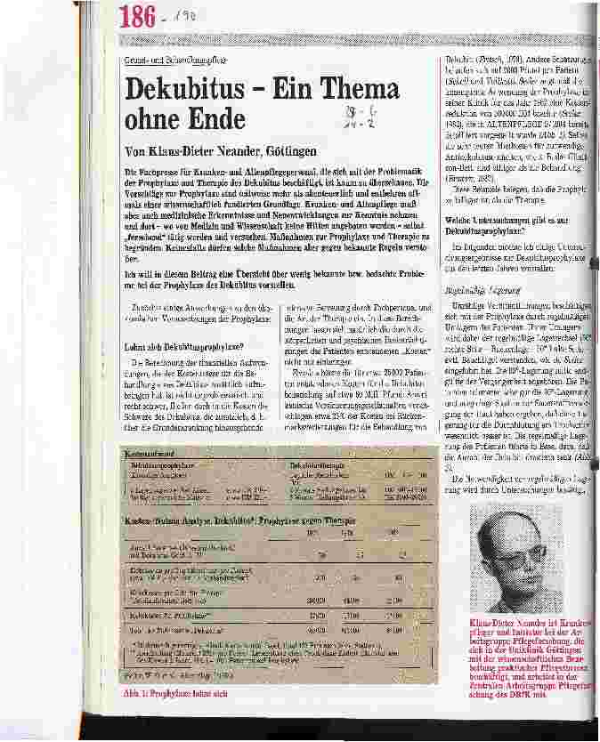 Vorschauseite 1: Grund und Behandlungspflege: Dekubitus - Ein Thema ohne Ende