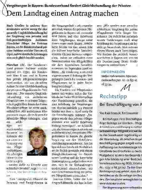 Vorschauseite 1: Dem Landtag einen Antrag machen