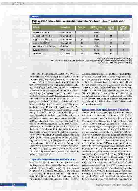 Vorschauseite 3: Behandlung des kolorektalen Karzinoms mit monoklonalen Antikörpern