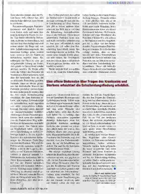 Vorschauseite 3: Teil der ärztlichen Kunst