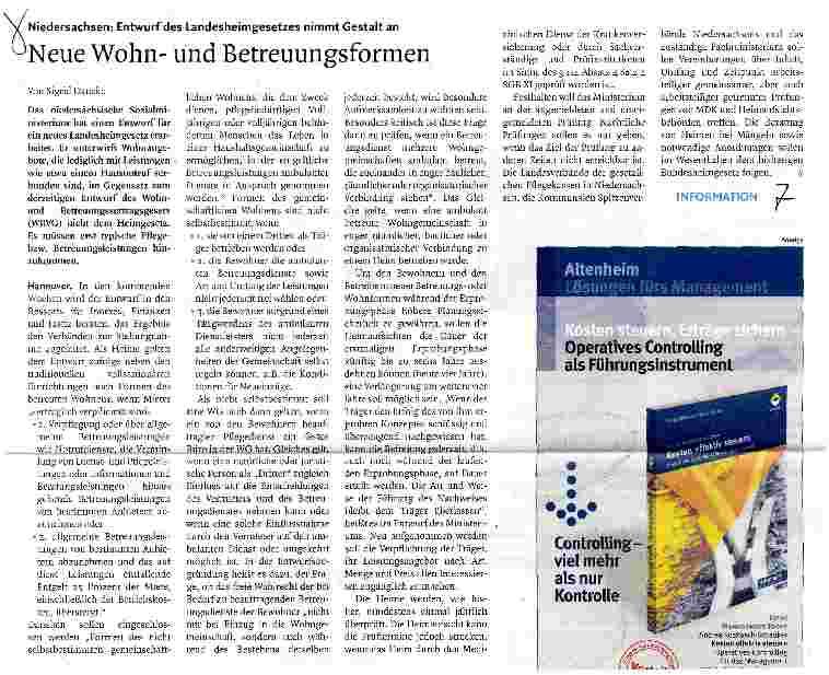 Vorschauseite 1: Neue Wohnund Betreuungsformen