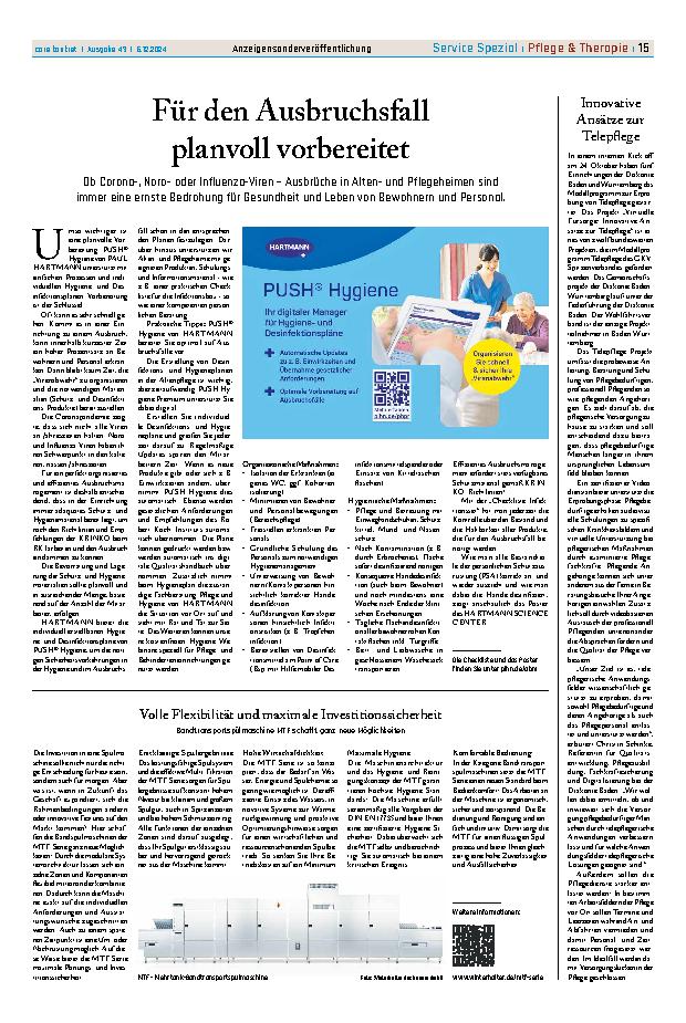 Vorschauseite 1: Für den Ausbruchsfall planvoll vorbereitet