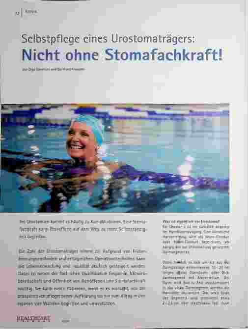 Vorschauseite 1: Selbstpflege eines Urostomaträgers: Nicht ohne Stomafachkraft!