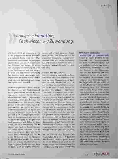 Vorschauseite 2: Selbstpflege eines Urostomaträgers: Nicht ohne Stomafachkraft!