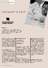 Vorschauseite 1: GEBURTSBERICHT Vertrauen in euch